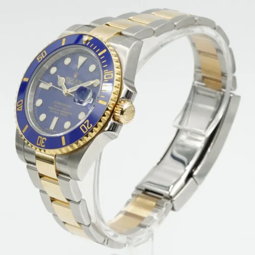 Replica Rolex Submariner 116613LB 40mm Blue Dial - Best shop to buy a Fake Rolex