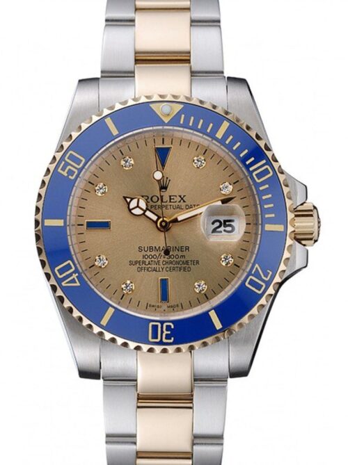Replica Rolex Submariner 42mm Dial Gold SC55 - Best shop to buy a Fake Rolex