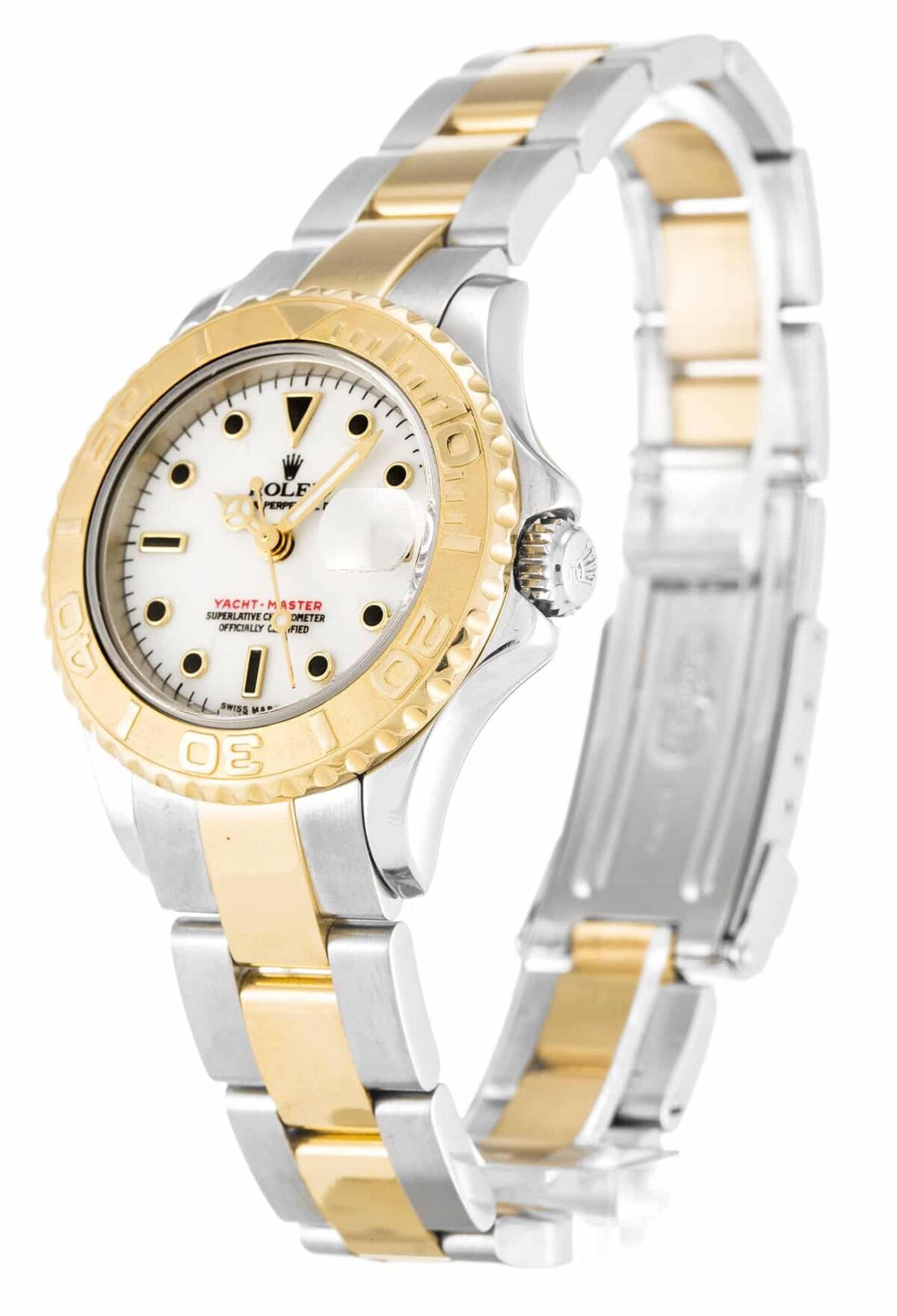 Replica Rolex Yacht-Master 35mm Dial White 169623 - Best shop to buy a Fake Rolex