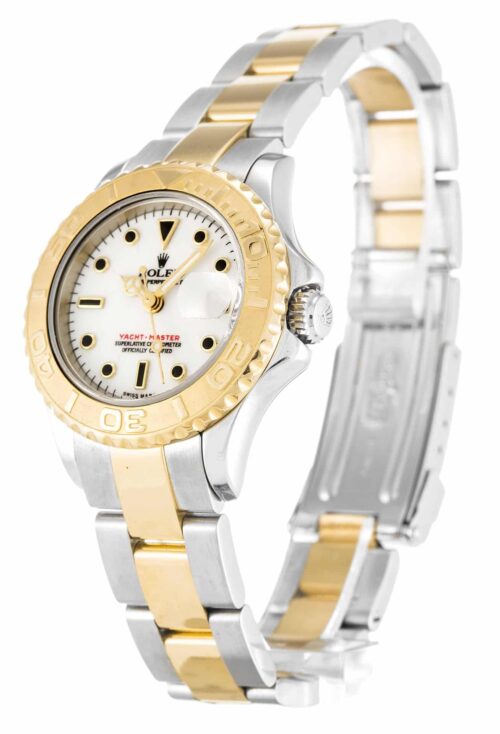 Replica Rolex Yacht-Master 35mm Dial White 169623 - Best shop to buy a Fake Rolex