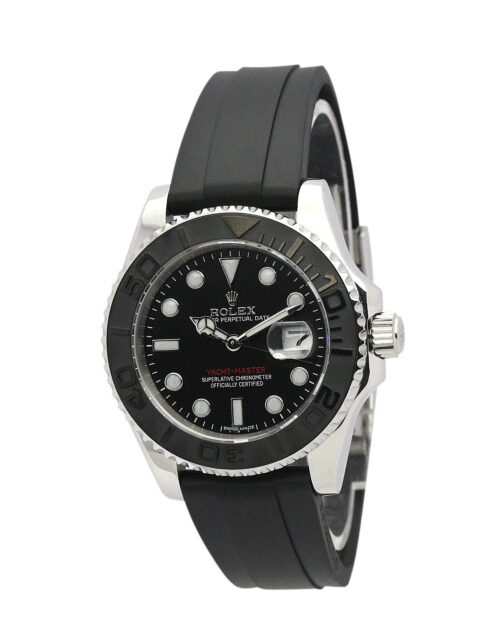 Replica Rolex Yacht-Master 40mm Dial Black 169622 - Best shop to buy a Fake Rolex