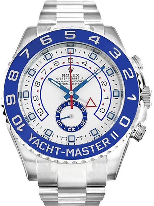 Replica Rolex Yacht-Master 44mm Dial White 116680 - Best shop to buy a Fake Rolex