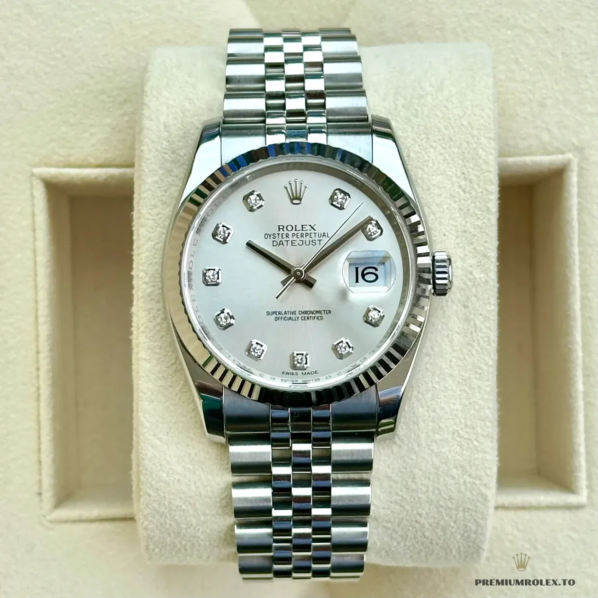 Replica Rolex Datejust 126233 36mm Dial White Mother of Pearl - Image 3