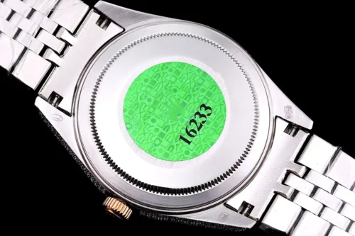Replica Rolex Datejust 126300 41mm Dial Full-Diamond Rainbow Bezel 2 - Best shop to buy a Fake Rolex