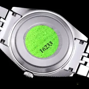 Side profile showing 41mm case thickness and sapphire crystal edge