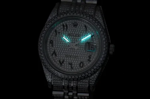 Replica Rolex Datejust 126300 41mm Diamond Dial Arabic 1 - Best shop to buy a Fake Rolex
