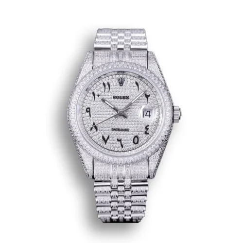 Replica Rolex Datejust 126300 41mm Diamond Dial Arabic 10 - Best shop to buy a Fake Rolex