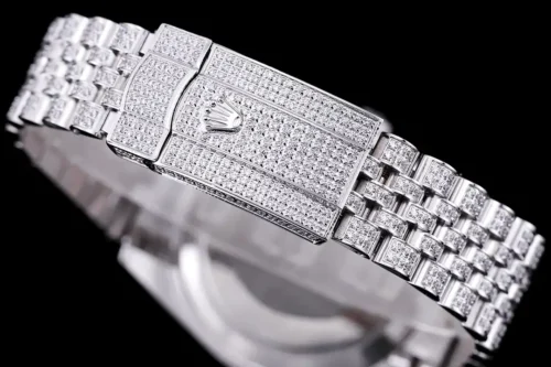 Replica Rolex Datejust 126300 41mm Diamond Dial Arabic 2 - Best shop to buy a Fake Rolex