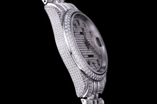 Replica Rolex Datejust 126300 41mm Diamond Dial Arabic 4 - Best shop to buy a Fake Rolex