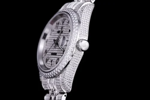 Replica Rolex Datejust 126300 41mm Diamond Dial Arabic 5 - Best shop to buy a Fake Rolex