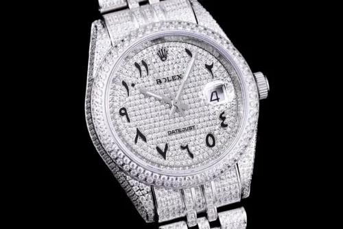 Replica Rolex Datejust 126300 41mm Diamond Dial Arabic 6 - Best shop to buy a Fake Rolex