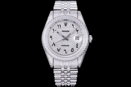 Replica Rolex Datejust 126300 41mm Diamond Dial Arabic 9 - Best shop to buy a Fake Rolex