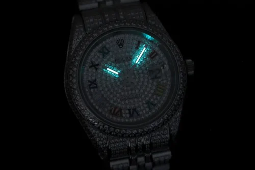 Replica Rolex Datejust 126300 41mm Diamond Dial Roman 11 - Best shop to buy a Fake Rolex