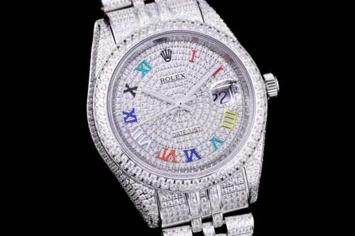 Replica Rolex Datejust 126300 41mm Diamond Dial Roman 2 - Best shop to buy a Fake Rolex