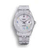 Replica Rolex Datejust 126300 41mm Full-Diamond Dial Arabic 10 - Best shop to buy a Fake Rolex