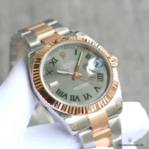 Wrist shot of Rolex Datejust 126331 in natural lighting