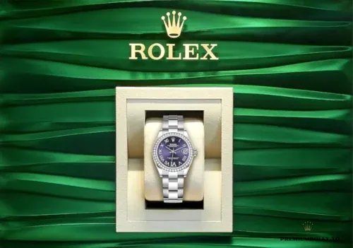 Replica Rolex Datejust 278384RBR 31mm Aubergine Dial - high-end Rolex imitation
