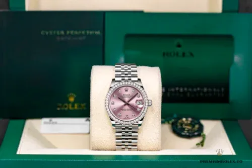 Replica Rolex Datejust 278384RBR 31mm Pink Dial - top-tier replica watches
