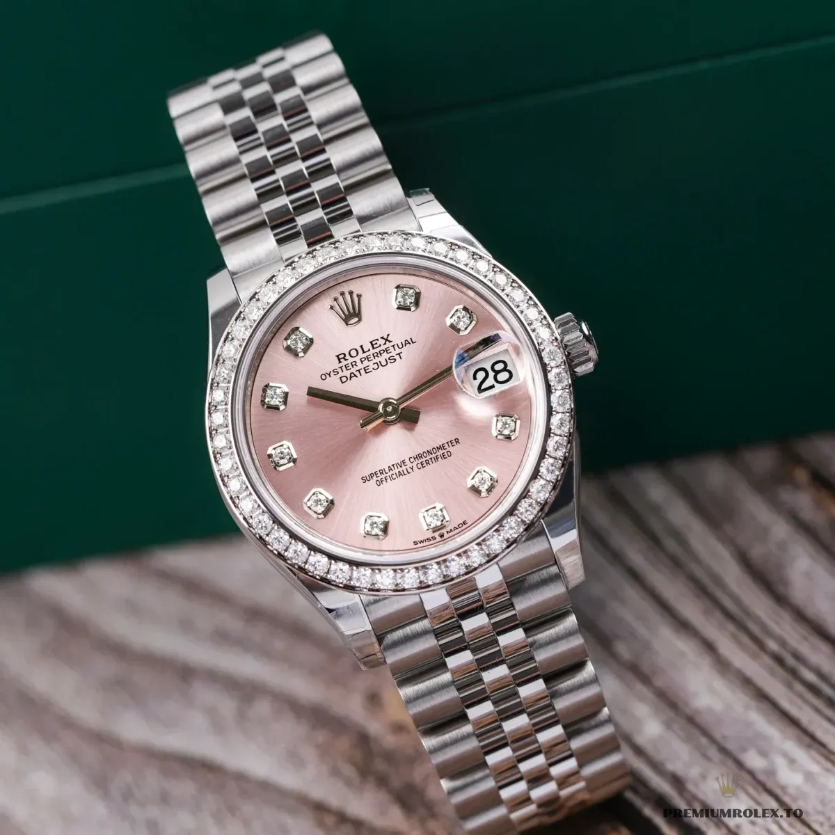 Replica Rolex Datejust 278384RBR 31mm Pink Dial - Image 7