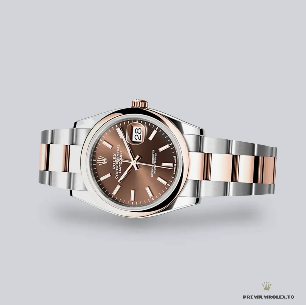 Replica Rolex Datejust 36 mm Chocolate Dial 126201 - Image 4