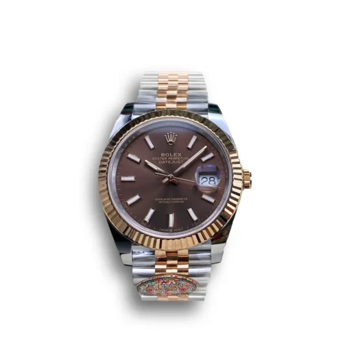 Replica Rolex Datejust m126331 41mm Chocolate Dial Jubilee Bracelet - Best shop to buy a Fake Rolex