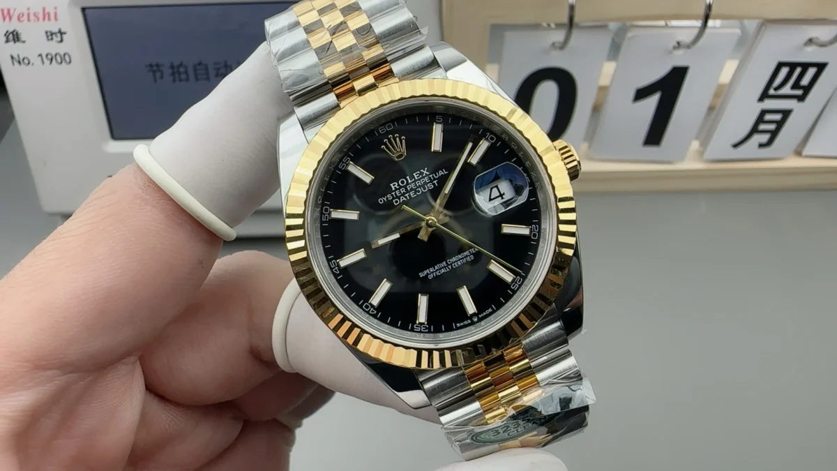 Replica Rolex Datejust m126333 41mm Bright Black Dial - Image 6