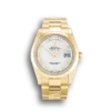 Replica Rolex Day-Date 118208 36mm White Dial Front - Best shop to buy a Fake Rolex