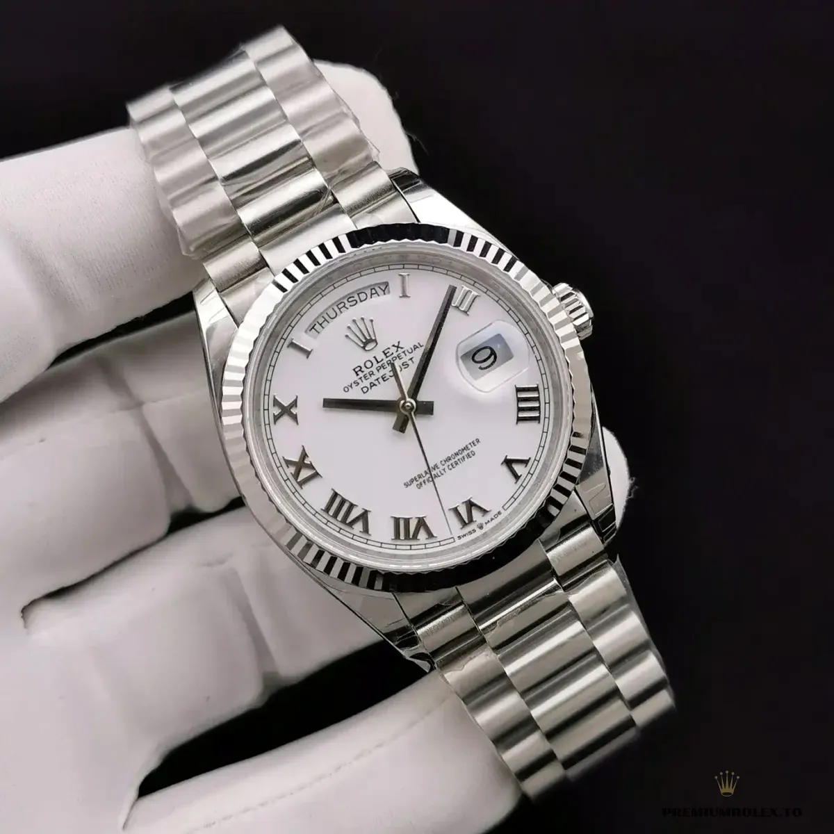 Replica Rolex Day-Date 128238 36mm Roman Numerals - Image 2
