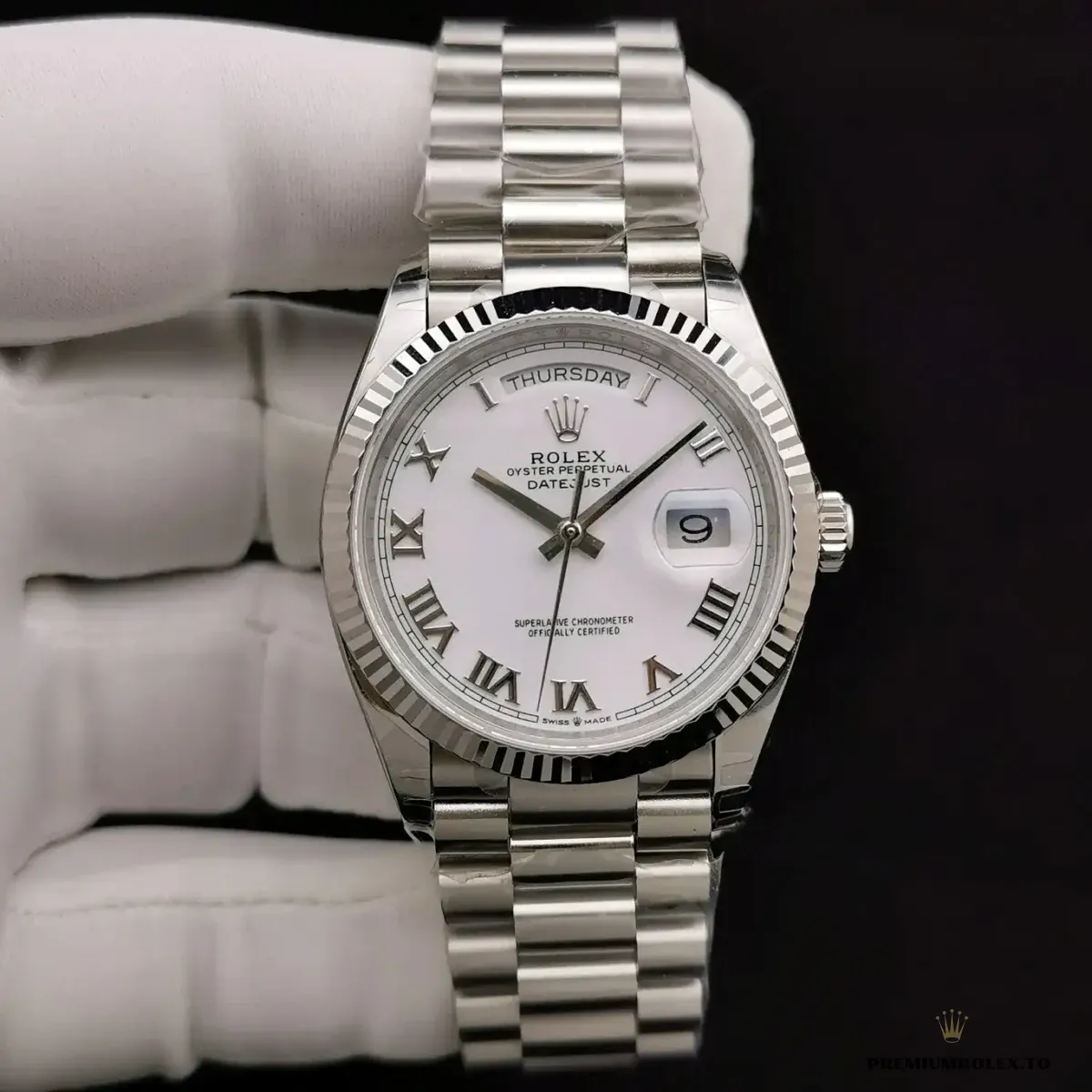 Replica Rolex Day-Date 128238 36mm Roman Numerals - Image 3