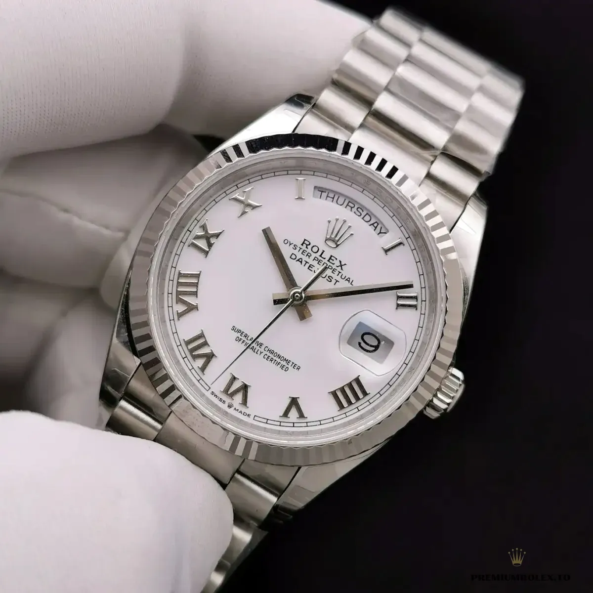 Replica Rolex Day-Date 128238 36mm Roman Numerals - Image 4
