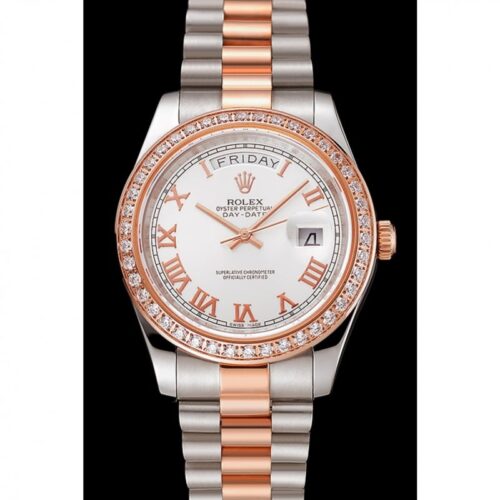 Replica Rolex Day-Date 1454108 White Dial 1 - Best shop to buy a Fake Rolex