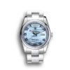 Replica Rolex Day-Date 7470 36mm Blue Dial Front - Best shop to buy a Fake Rolex