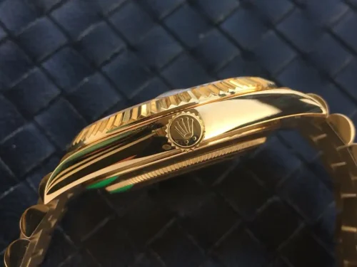 Replica Rolex Day-Date m228238 Black Dial 5 - Best shop to buy a Fake Rolex