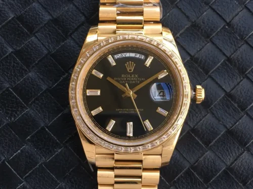Replica Rolex Day-Date m228238 Black Dial 7 - Best shop to buy a Fake Rolex