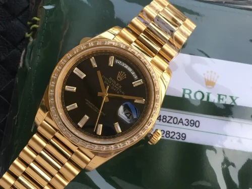 Replica Rolex Day-Date m228238 Black Dial 9 - Best shop to buy a Fake Rolex