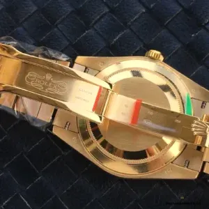 Rolex Day-Date 228238 dial texture detail with applied markers