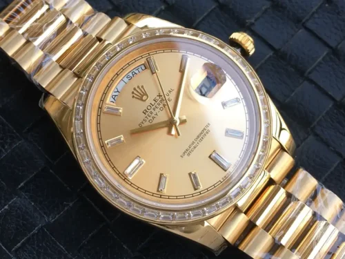 Replica Rolex Day-Date m228238 Gold Dial 6 - Best shop to buy a Fake Rolex