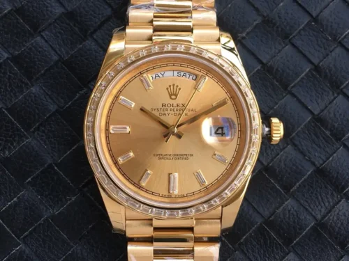 Replica Rolex Day-Date m228238 Gold Dial 7 - Best shop to buy a Fake Rolex