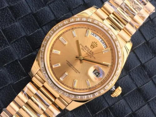 Replica Rolex Day-Date m228238 Gold Dial 8 - Best shop to buy a Fake Rolex
