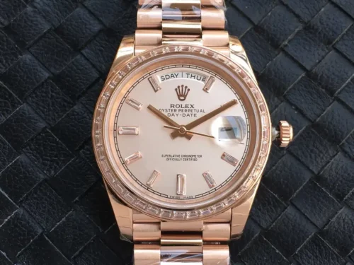 Replica Rolex Day-Date m228238 Rose Gold Dial 6 - Best shop to buy a Fake Rolex