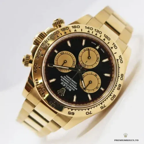 Replica Rolex Daytona 40mm Intense Black Dial 126508 - Best Quality Counterfeit Rolex