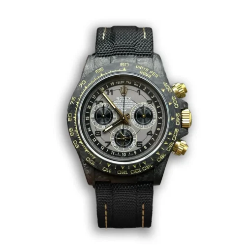 Replica Rolex DIW Rolex Carbon Fiber Daytona 116500LN Front - Best shop to buy a Fake Rolex
