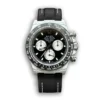 Replica Rolex DIW Rolex Cosmograph Daytona 116500LN Black and White Dial Front - Best shop to buy a Fake Rolex