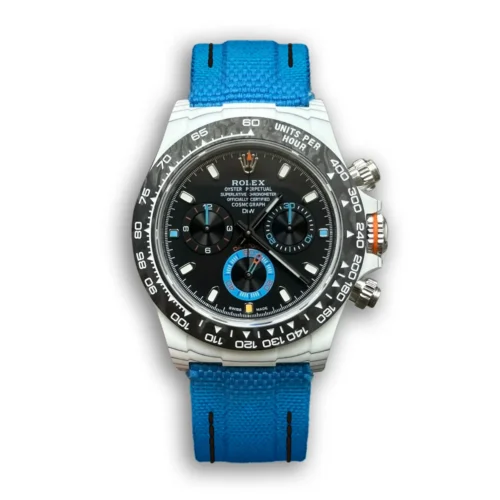 Replica Rolex DIW Rolex Cosmograph Daytona 116500LN Black Dial Front - Best shop to buy a Fake Rolex
