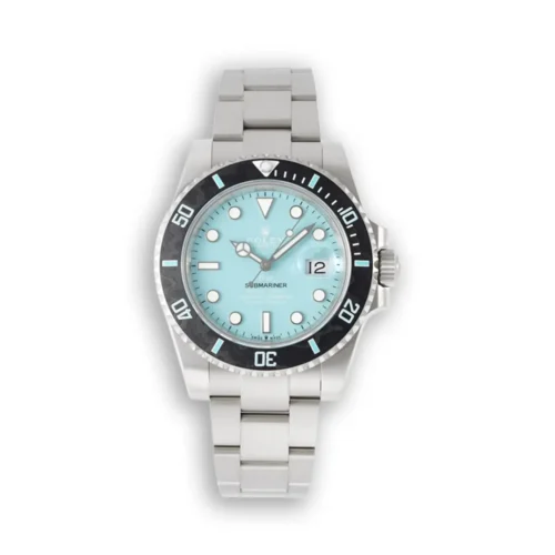 Replica Rolex DIW Submariner Parakeet 116610LB Front - Best shop to buy a Fake Rolex