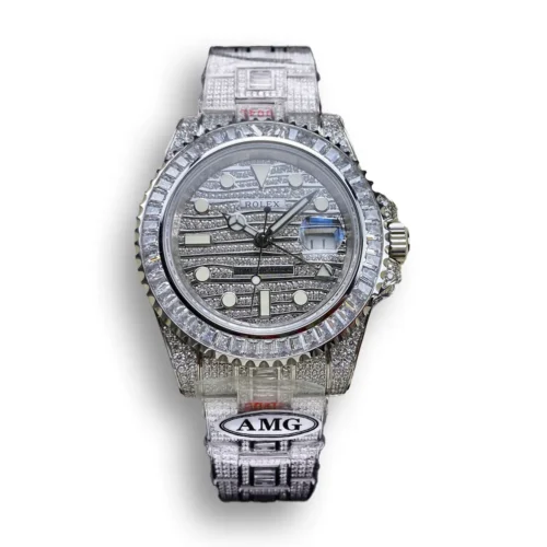 Replica Rolex GMT-Master II 116769TBR 40mm Dial Diamond front - Best shop to buy a Fake Rolex