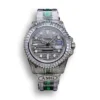 Replica Rolex GMT-Master II 116769TBR 40mm Green Diamonds Bracelet FR - Best shop to buy a Fake Rolex
