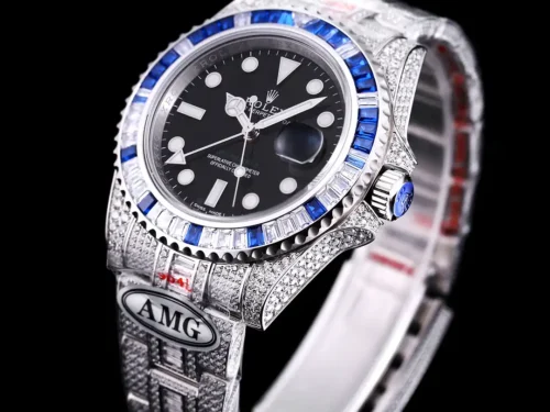 Replica Rolex GMT-Master II 40mm 116710BLNR Dial Black 5 - Best shop to buy a Fake Rolex