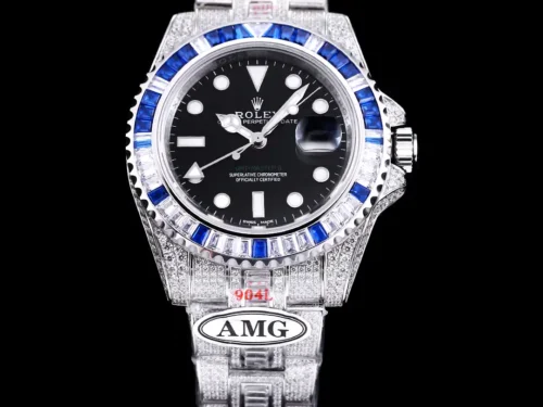 Replica Rolex GMT-Master II 40mm 116710BLNR Dial Black 6 - Best shop to buy a Fake Rolex