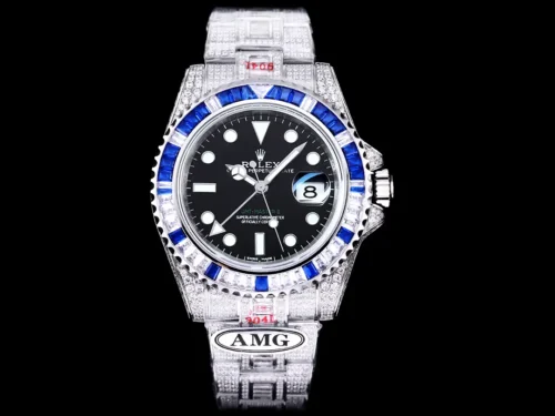 Replica Rolex GMT-Master II 40mm 116710BLNR Dial Black 7 - Best shop to buy a Fake Rolex